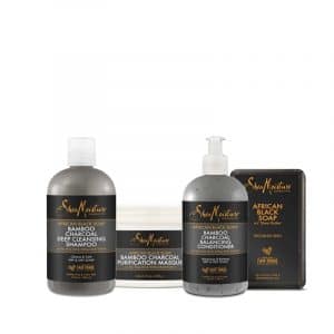 AFRICAN BLACK SOAP BAMBOO CHARCOAL (PROBLEMAS CUERO CABELLUDO)
