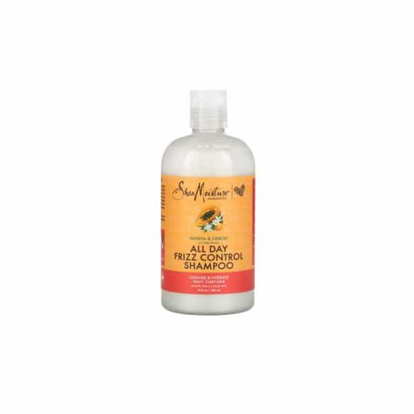 tuChampú - shea moisture papaya neroli all day frizz control shampoo 384ml